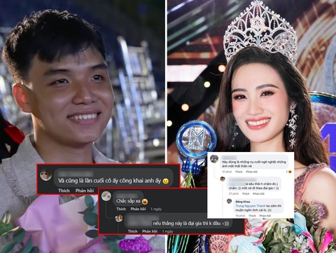 Dân mạng 'trù ẻo' hoa hậu Ý Nhi và bạn trai sớm chia tay - Ảnh 1. Hoa hậu Ý Nhi và bạn trai nhận không ít lời toxic sau khi công khai.