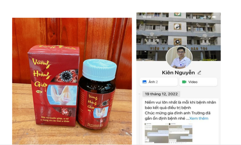 Cảnh báo mạo danh Viện Y dược học dân tộc TP.HCM để lừa đảo, trục lợi - Ảnh 1. Các tài khoản dùng hình ảnh liên quan đến Viện Y dược học dân tộc TP.HCM để quảng bá các sản phẩm thuốc không rõ nguồn gốc - Ảnh: Viện Y dược học dân tộc TP.HCM cung cấp