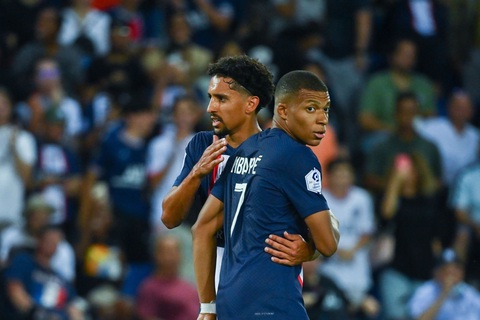 Đội trưởng PSG kêu gọi tìm giải pháp để Mbappe ở lại - Ảnh 1. Marquinhos hy vọng Mbappe sẽ ở lại PSG - Ảnh: MARCA