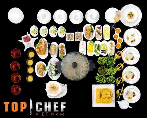 Top Chef Việt Nam tập 7: Quỳnh Anh Shyn thưởng thức đại tiệc lẩu 3 miền - Ảnh 6. Món lẩu thả Phan Thiết với jelly ngọc sò điệp không tan trong nước sôi