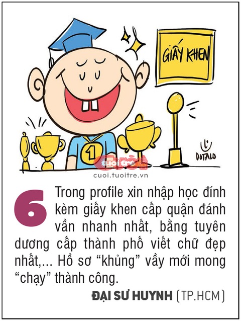 10 hiến kế vui để xin cho con vào lớp 1 - Ảnh 6. Hồ sơ “khủng” vầy mới mong “chạy” lớp 1 thành công.