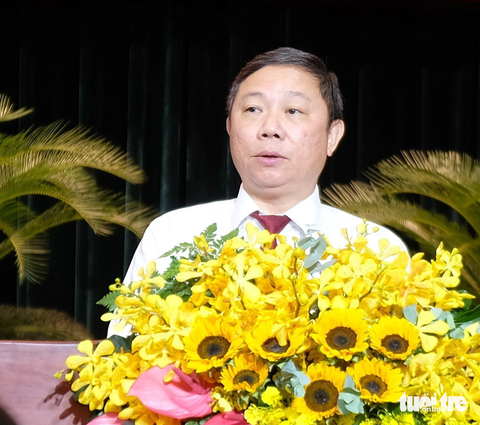 Ông Dương Anh Đức báo cáo kết quả - Ảnh: LINH ĐOAN Ông Dương Anh Đức báo cáo kết quả - Ảnh: LINH ĐOAN