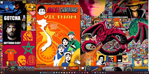 Dân mạng Việt dùng hàng chục giờ vẽ Hoàng Sa, Trường Sa từ 80.000 pixel - Ảnh 1. Bản đồ Việt Nam với lời khẳng định chủ quyền được tạo nên bởi cộng đồng mạng Việt Nam được bạn bè quốc tế bất ngờ và ngưỡng mộ - Ảnh chụp màn hình