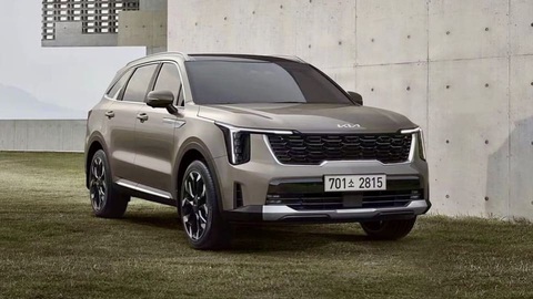Kia Sorento facelift xuất hiện sớm trước ngày ra mắt - Ảnh 1. Vóc dáng hoàn chỉnh của Kia Sorento 2024 - Ảnh: Shorts Car