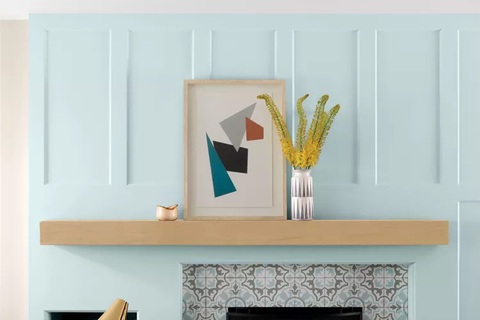 8 màu pastel tốt nhất năm 2023 của các nhà thiết kế nội thất - Ảnh 4. Màu xanh dịu mang lại cảm giác vui tươi và tao nhã mà không hề trẻ con - Ảnh: SHERWIN-WILLIAMS/BHG