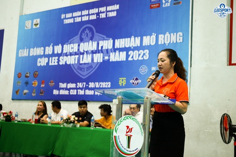 Loạt tay ném ‘đời đầu’ của VBA tái ngộ ở giải bóng rổ phong trảo - Ảnh 1. Lễ khai mạc Lee Sport Cup 2023 - Ảnh: VBA