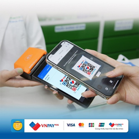 Ba xu hướng ‘số hóa’ thanh toán mới nhất doanh nghiệp cần biết - Ảnh 3. Thanh toán VNPAY-QR trên thiết bị SmartPOS thông qua ứng dụng ngân hàng, ví điện tử - Ảnh: VNPAY-POS