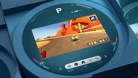 Mini tiếp tục hé lộ thông tin Cooper mới: Màn tròn chơi được game, trợ lý ảo tiện lợi - Ảnh 5. Khả năng chơi game khi dừng đỗ đang là yếu tố được Tập đoàn BMW mở rộng trang bị cho nhiều dòng xe của mình - Ảnh: MINI
