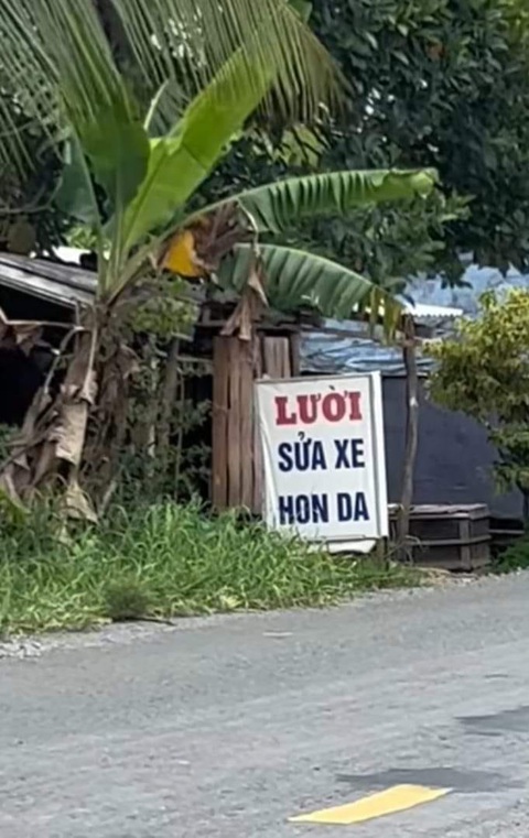 Ảnh vui 27-7: Lễ trả độ 'không đẻ được con gái' - Ảnh 4. Lười sửa xe Honda, nhưng siêng sửa xe Yamaha.