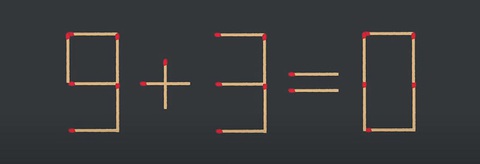 Thử tài IQ: Di chuyển một que diêm để 8-9=1 thành phép tính đúng - Ảnh 7. Thử tài IQ: Di chuyển một que diêm để 8-9=1 thành phép tính đúng - Ảnh 7.