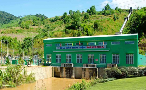 EVNCPC chờ hướng dẫn về phát điện vượt quá công suất cấp - Ảnh 2. Nhà máy thủy điện Đăk RơSa, một trong số 11 thuỷ điện có đơn kiến nghị gửi EVNCPC - Ảnh: TL