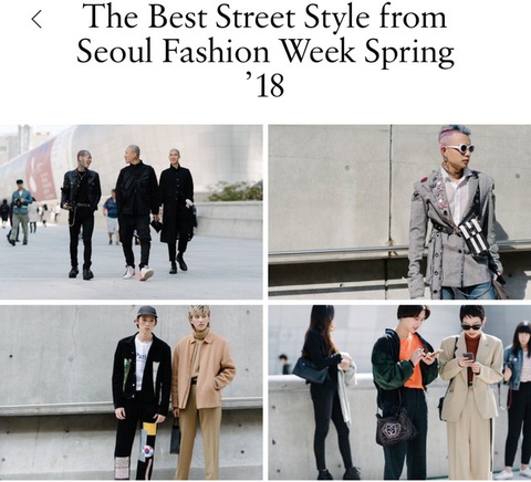 Hữu Anh Zoner liên tục xuất hiện trên Vogue sau Seoul Fashion Week 2017 Hữu Anh Zoner liên tục xuất hiện trên Vogue sau Seoul Fashion Week 2017