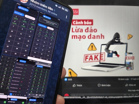 Đủ chiêu trò mời gọi đầu tư siêu lợi nhuận hòng lừa đảo người dùng - Ảnh: ĐỨC THIỆN Đủ chiêu trò mời gọi đầu tư siêu lợi nhuận hòng lừa đảo người dùng - Ảnh: ĐỨC THIỆN