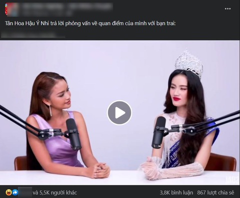 Hoa hậu Ý Nhi phát ngôn 'bạn trai phải thay đổi để theo kịp em' - Ảnh 2. Rất nhiều "mặt cười" đã dành cho tân hoa hậu vì phát ngôn "vạ miệng".
