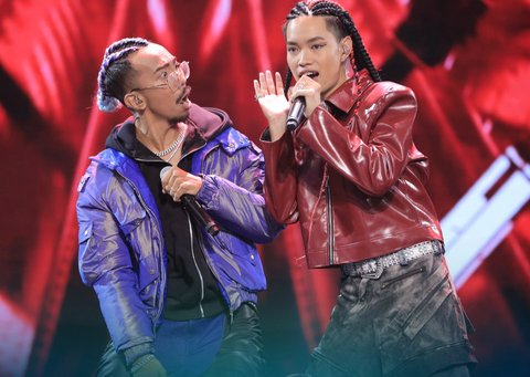 Pháp Kiều và Snoopdee biểu diễn trong Rap Việt - Ảnh: HTV2 Pháp Kiều và SnoopDee biểu diễn trong Rap Việt - Ảnh: HTV2
