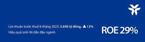 VIB: Lợi nhuận 6 tháng đầu năm 2023 tăng 12%, ROE đạt 29% - Ảnh 2. VIB: Lợi nhuận 6 tháng đầu năm 2023 tăng 12%, ROE đạt 29% - Ảnh 2.
