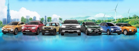 Gần 10 ô tô mới nổi bật ra mắt Việt Nam tháng 7, mở đầu cuộc đua nửa cuối 2023 - Ảnh 7. Trọn bộ xe điện của VinFast trải dài trong nhiều phân khúc khác nhau - Ảnh: VinFast