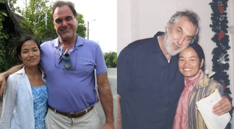 Nhà sản xuất phim Trần Thị Bích Ngọc với đạo diễn Oliver Stone (phải) và Philip Noyce khi hai đạo diễn này chọn cảnh và quay phim ở Việt Nam - Ảnh: NVCC Nhà sản xuất phim Trần Thị Bích Ngọc với đạo diễn Oliver Stone (trái) và Phillip Noyce (phải) khi hai đạo diễn này chọn cảnh và quay phim ở Việt Nam - Ảnh: NVCC