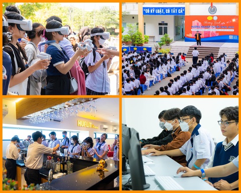 Cơ hội ‘săn’ học bổng 50% học phí toàn khoá dành cho tân sinh viên HUFLIT - Ảnh 1. Nhiều hoạt động đồng hành cùng thí sinh trước thềm kỳ tuyển sinh đại học