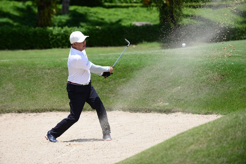 Một golfer thực hiện cú đánh tại lỗ số 9 giải Golf Tournament For Start-up 2022 - Ảnh minh hoạ: QUANG ĐỊNH Một golfer thực hiện cú đánh tại lỗ số 9 giải Golf Tournament For Start-up 2022 - Ảnh minh họa: QUANG ĐỊNH