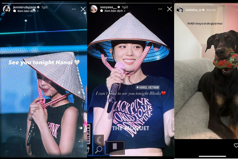 Gần sát đêm diễn cuối tại Hà Nội, người hâm mộ vẫn xếp hàng dài, BlackPink tung ảnh chào fan Việt - Ảnh 2. Loạt động thái của các cô nàng BlackPink khiến người hâm mộ đứng ngồi không yên - Ảnh chụp màn hình