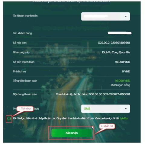 Hướng dẫn nộp lệ phí đăng ký xét tuyển đại học trực tuyến - Ảnh 11. Hướng dẫn nộp lệ phí đăng ký xét tuyển đại học trực tuyến - Ảnh 11.