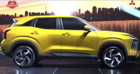 Mitsubishi hé lộ sớm bản thành phẩm của XFC, công bố một số thông số chính - Ảnh 3. Vóc dáng năng động của xe không hề giống những mẫu SUV hãng hiện có trong khu vực - Ảnh: Thailand Posts English