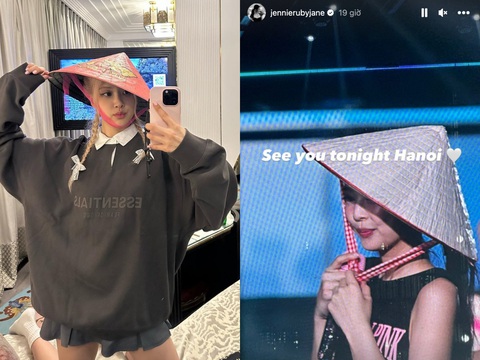 Rosé và Jennie của BlackPink thể hiện sự trân trọng với chiếc nón lá Việt Nam. Công nghiệp biểu diễn cũng là nơi các giá trị văn hóa được quảng bá - Ảnh: Instagram nhân vật Rosé và Jennie của BlackPink thể hiện sự trân trọng với chiếc nón lá Việt Nam. Công nghiệp biểu diễn cũng là nơi các giá trị văn hóa được quảng bá - Ảnh: Instagram nhân vật