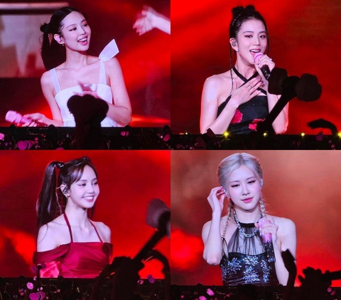 Rosé Blackpink đăng ảnh check in với nón lá tại Hàn Quốc - Ảnh 1. Hình ảnh tỏa sáng của BlackPink trên sân vận động Mỹ Đình