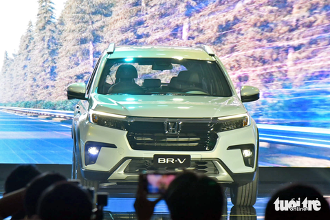 Honda BR-V ra mắt Việt Nam: Giá - Ảnh 1. Honda BR-V lần đầu tiên được mở bán tại Việt Nam - Ảnh: HOÀNG DŨNG