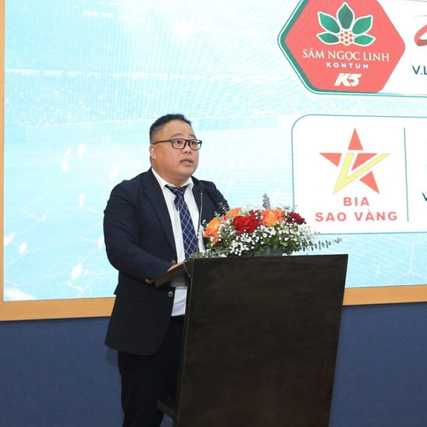 'Chất lượng V-League ngày càng được nâng cao' - Ảnh 1. Tổng giám đốc VPF Nguyễn Minh Ngọc - Ảnh: VPF