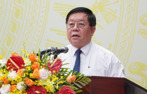Tuyên giáo phải là cơ quan dự báo tình hình cho thật tốt - Ảnh 1. Trưởng Ban Tuyên giáo Trung ương Nguyễn Trọng Nghĩa phát biểu tại hội nghị - Ảnh: LÊ TRUNG