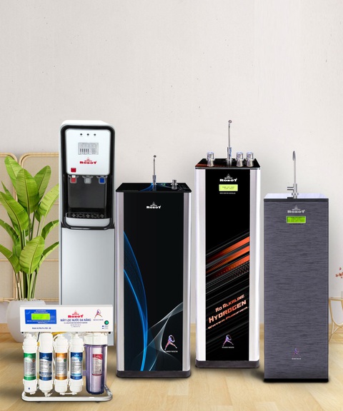 Máy lọc nước Robot trang bị màn hình an toàn cho nguồn nước - Ảnh 1. Máy lọc nước Robot trang bị màn hình an toàn cho nguồn nước - Ảnh 1.