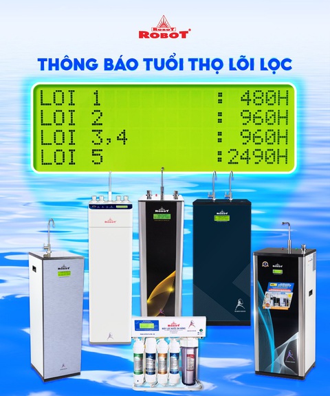 Máy lọc nước Robot trang bị màn hình an toàn cho nguồn nước - Ảnh 4. Máy lọc nước Robot trang bị màn hình an toàn cho nguồn nước - Ảnh 4.