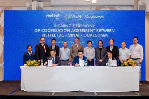 Viettel IDC hợp tác cùng VinAI và Qualcomm đẩy mạnh ứng dụng các giải pháp AI tại Việt Nam - Ảnh 1. Viettel IDC hợp tác cùng VinAI và Qualcomm đẩy mạnh ứng dụng các giải pháp AI tại Việt Nam - Ảnh 1.