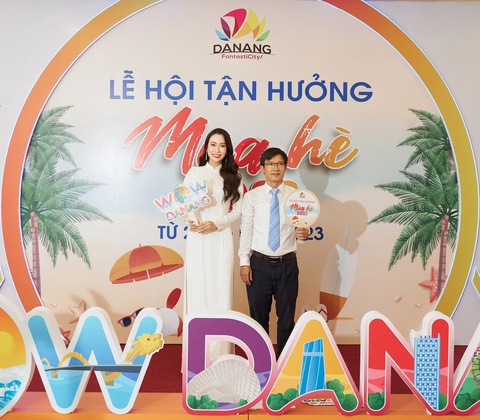 Hoa hậu Ban Mai nổi bật trong vai trò đại sứ - Ảnh 5. Hoa hậu Ban Mai bắt đầu hành trình mới, quảng bá và lan tỏa nét đẹp của Đà Nẵng