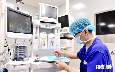 Trang thiết bị y tế hiện đại tại Bệnh viện Ung bướu (TP Thủ Đức, TP. HCM) - Ảnh: DUYÊN PHAN Trang thiết bị y tế hiện đại tại Bệnh viện Ung bướu (TP Thủ Đức, TP. HCM) - Ảnh: DUYÊN PHAN
