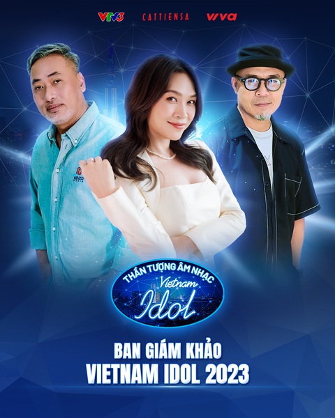 Mỹ Tâm bắt tay Huy Tuấn, Nguyễn Quang Dũng cầm trịch Vietnam Idol mùa 8 - Ảnh 1. Bộ ba quyền lực "cầm trịch" Vietnam Idol mùa 8 lộ diện: nhạc sĩ Huy Tuấn, ca sĩ Mỹ Tâm và giám khảo Nguyễn Quang Dũng