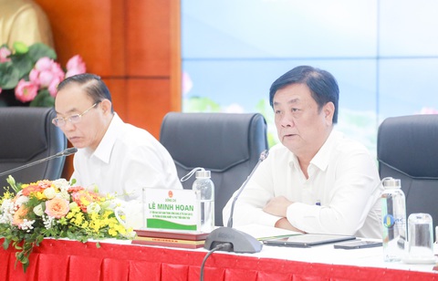 Bộ trưởng Lê Minh Hoan: Xác định giải pháp xây dựng thương hiệu nông sản chính - Ảnh 1. Bộ trưởng Lê Minh Hoan yêu cầu xác định giải pháp xây dựng thương hiệu nông sản chính - Ảnh: C.TUỆ