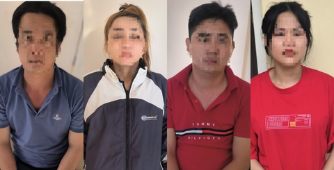 Khởi tố 7 bị can vụ cô gái 18 tuổi nợ quán massage 9 triệu bị mua đi bán lại nhiều lần - Ảnh 2. Các bị can - Ảnh: P.T.T.