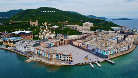 Có gì ở Wonder Summer 2023 và nhạc hội 8Wonder? - Ảnh 2. VinWonder Nha Trang nhìn từ trên cao - Ảnh: MINH CHIẾN