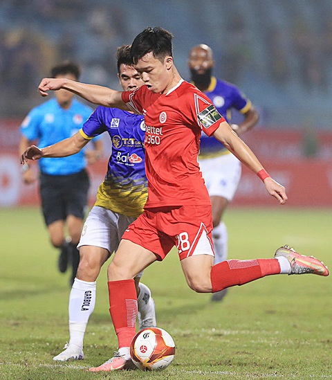 Vòng 1/8 cúp quốc gia 2023: Nảy lửa trên sân Hàng Đẫy - Ảnh 1. Hoàng Đức - tiền vệ tấn công lợi hại của CLB Viettel - Ảnh: ANH HOÀNG
