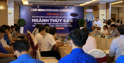 Đổi mới, sáng tạo để nâng tầm thương hiệu thủy sản Việt Nam - Ảnh 1. Quang cảnh hội nghị để nâng tầm thủy sản Việt Nam - Ảnh: ĐÔNG HÀ