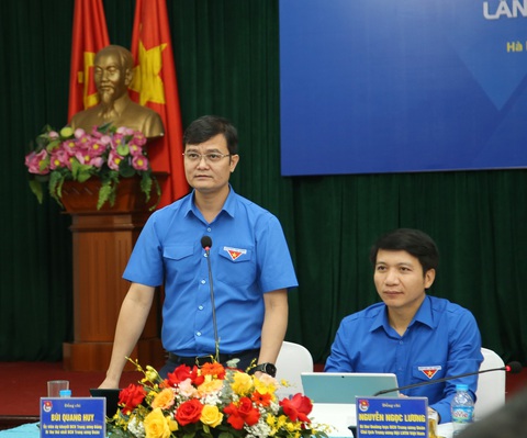 'Không gian mạng - không gian thực phản ánh 1-1, làm gì cũng phải chịu trách nhiệm' - Ảnh 1. Khai mạc Hội nghị Ban Thường vụ Trung ương Đoàn lần thứ ba, khóa XII - Ảnh: LÂM HẢI