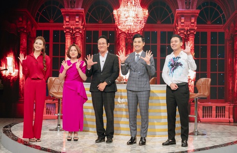 Vợ chồng diễn viên Hoàng Hải trong chương trình Khách sạn 5 sao - Ảnh: VTV Vợ chồng diễn viên Hoàng Hải trong chương trình Khách sạn 5 sao - Ảnh: VTV