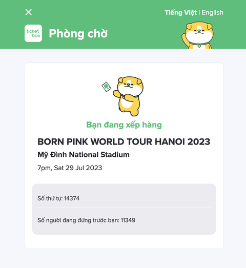 Giới trẻ ra tiệm net săn vé BLACKPINK, bán lại vé ngay sau khi mua - Ảnh 3. Lượng người mua vé đông đảo vào 12h10 - Ảnh chụp màn hình