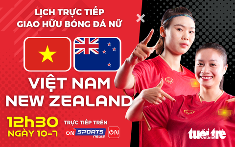 Lịch trực tiếp giao hữu tuyển nữ Việt Nam gặp New Zealand - Ảnh 1. Lịch trực tiếp trận tuyển nữ Việt Nam gặp New Zealand trước thềm World Cup nữ 2023 - Đồ họa: AN BÌNH