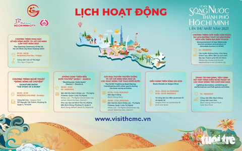 Hàng loạt ưu đãi tại lễ hội Sông nước TP.HCM- Ảnh 3. Chương trình hoạt động của sự kiện Lễ hội sông nước TP.HCM