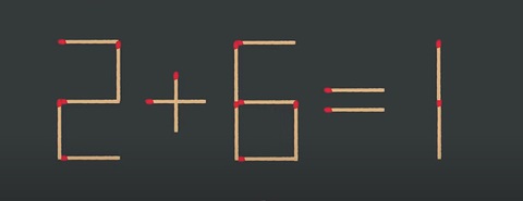 Thử tài IQ: Di chuyển một que diêm để 2-7=4-1 thành phép tính đúng - Ảnh 4.