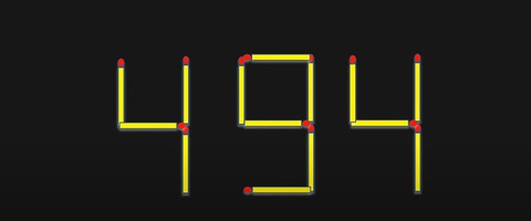 Thử tài IQ: Di chuyển một que diêm để 9-4=2-4 thành phép tính đúng - Ảnh 7. Thử tài IQ: Di chuyển một que diêm để 9-4=2-4 thành phép tính đúng - Ảnh 7.